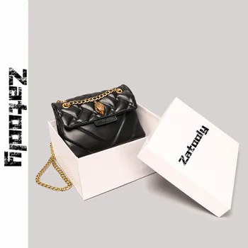 

Bag women 2020 new texture versatile Bag women's bag new autumn and winter Joker chain bag Messenger bag