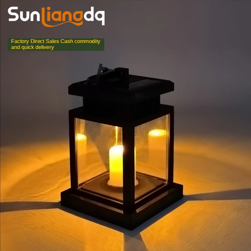 Outdoor Solar Wind Lamp, Simulation Candle, Garden Landscape Lamp, European Retro Wall Hanging Lampz, Porch Light, LED Light 2023 wall calendar cotton cloth background decorative retro hanging korean style