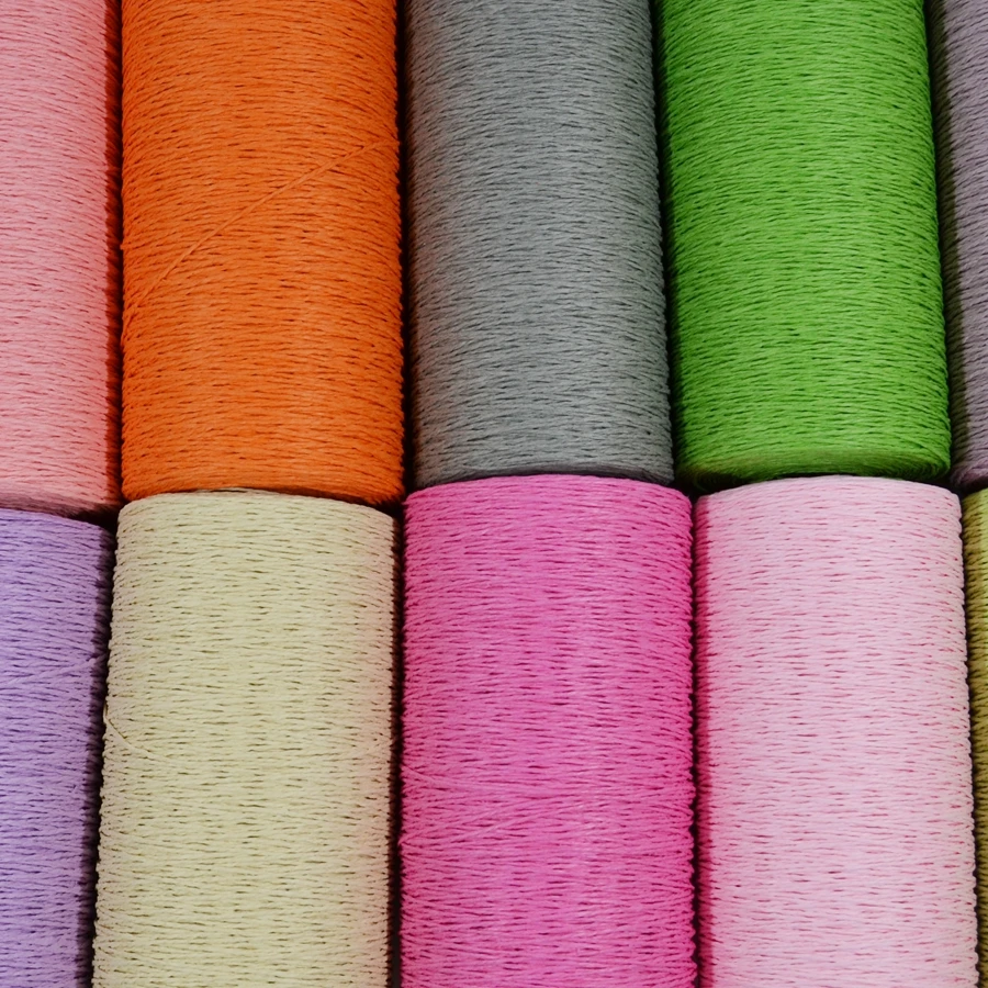 180m raffia Yarn paper Grass for Knitting and Crochet handmade diy straw  hat bag Doll slippers