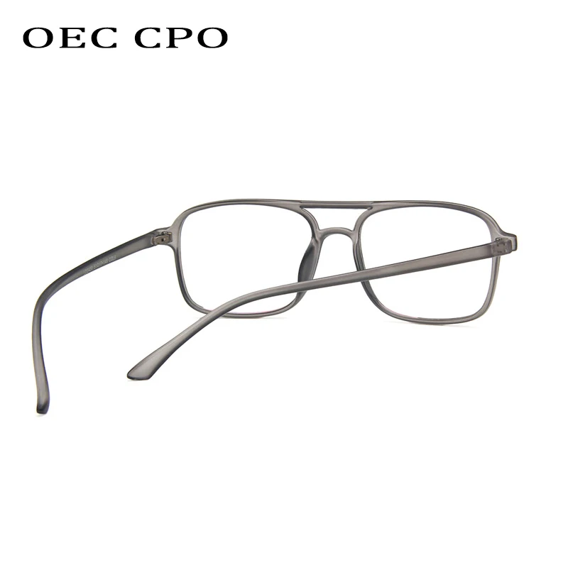Optical glasses OEC CPO Anti blue light blocking filter reduces eye strain men frame clear lens eyewear