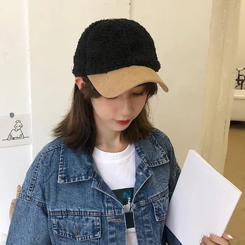 

Hat women's retro British cap autumn and winter warm all-match baseball cap