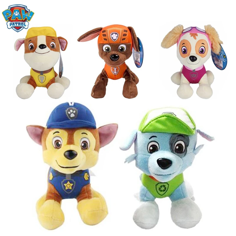 paw patrol stuffed animals set