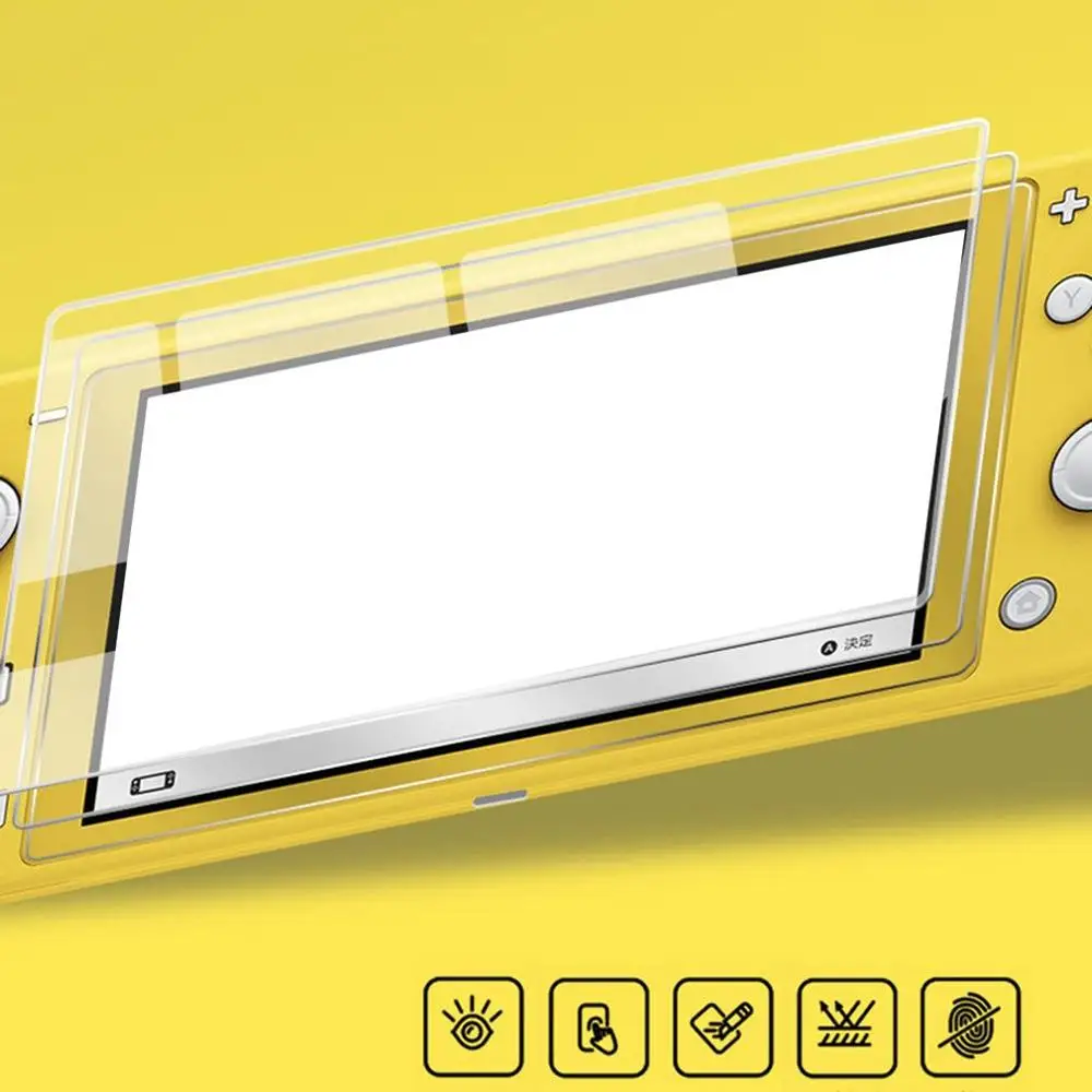 Силиконовый защитный чехол для Switch Lite для переключателя mini shell Cover с закаленным стеклом для защиты экрана