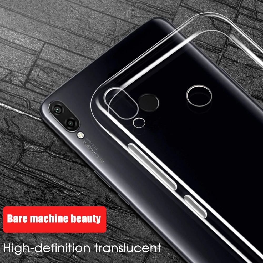 Купить Мягкий ТПУ чехол для телефона Honor 8X 9X Pro 20i 20s V30 мягкий Кристальный Huawei Nova 5T 6 6SE | Бамперы (4000666473443)