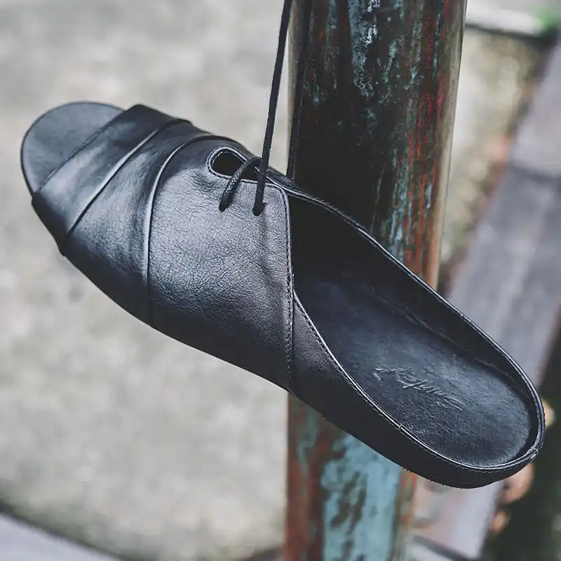 vintage style mens slippers