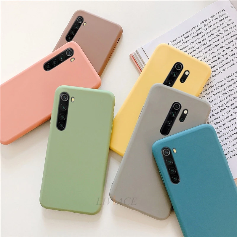 

soft tpu case for xiaomi redmi note 8 7 note8 pro 8a 7a 8T color matte ultra thin silicone back cover on xiomi redmi note 8