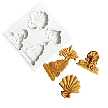 

European Architectural Decoration Silicone Sugarcraft Mold Fondant Cake Decorating Tools Baking Cookie Chocolate Candy Mold