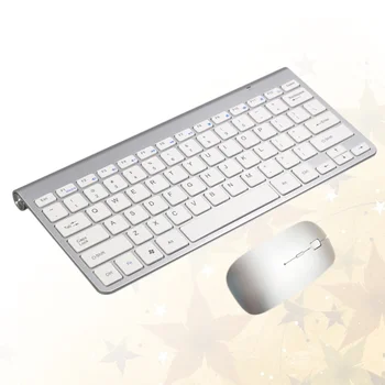 

1 Set Keyboard Mouse Ultra-thin Home 2.4G Keyboard Mouse Wireless Keyboard Tablet Keyboard