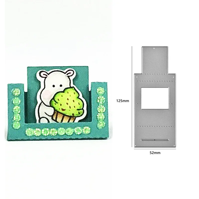 

Naifumodo Stand Holder Metal Cutting Dies Scrapbooking Album Die Cut Embossing Stencil Decor Dies 2019 New