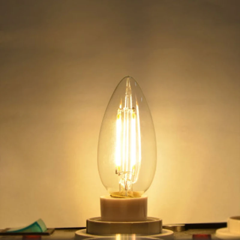 

10x 220v 4w E14 Retro Filament Edison Antique Industrial Style Lamp Light Bulb