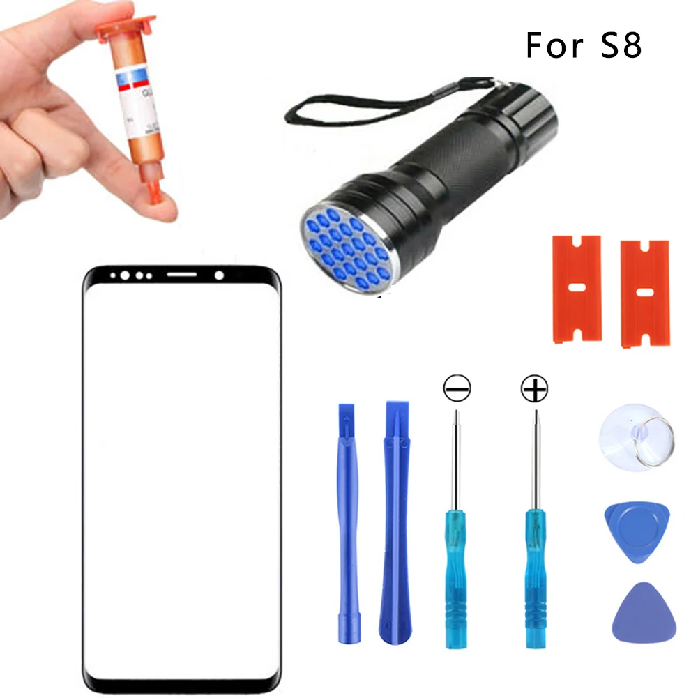 

Glue Front Glass Professional Accessories Replacement Tool Set Screwdriver Repair Durable Screen for Samsung S8 Plus