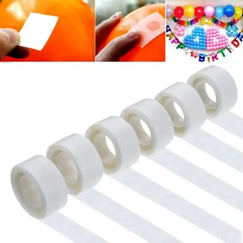 

1 Roll 100 Tablets Balloon Attachment Glue Dot Attach Balloon To Ceiling Wall Stickers Balloon Accessories Glue Party Supply