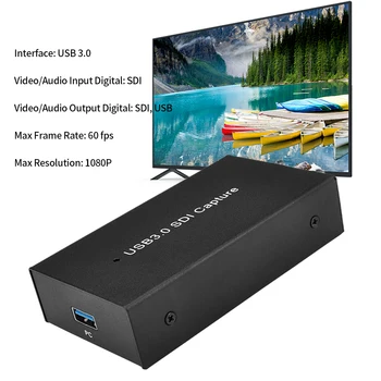 

For Computer Mini Portable Broadcast USB 3.0 UVC HD 1080P Live Streaming 60fps Universal With SDI Out Video Capture Card
