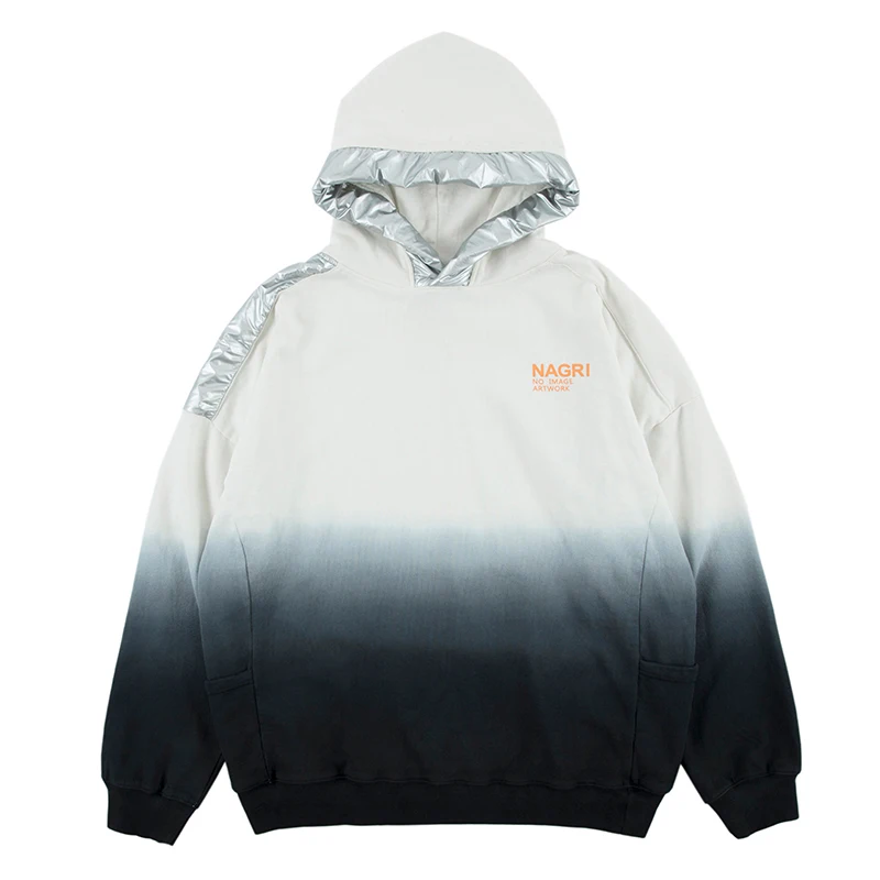 OSCN7 High Street Casual Print Loose Hoodie Men Fall Fashion Streetwear Harajuku Oversize Hooded Sweatshirt Mens H19171
