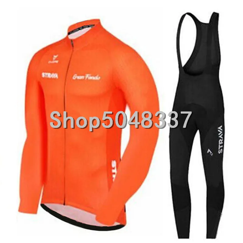 Strava Pro team Одежда для велоспорта Осенняя мужская велосипедная одежда костюм дорожный трикотажный комплект для велоспорта форма комплект Майо комбинезон спортивная одежда