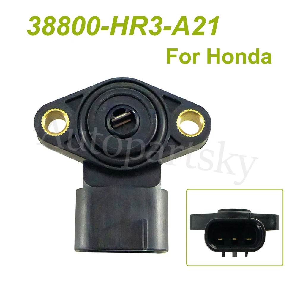 

Throttle Position Sensor 38800-HR3-A21 For Honda 250 Recon 350 420 Rancher 450 500 Foreman TRX250X OEM Angle Sensor 2002-2020