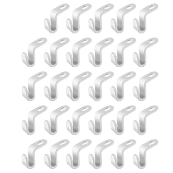 

Clothes Hanger Connector Hooks, 60Pcs Cascading Clothes Hangers for Heavy Duty Space Saving Cascading Connection Hooks