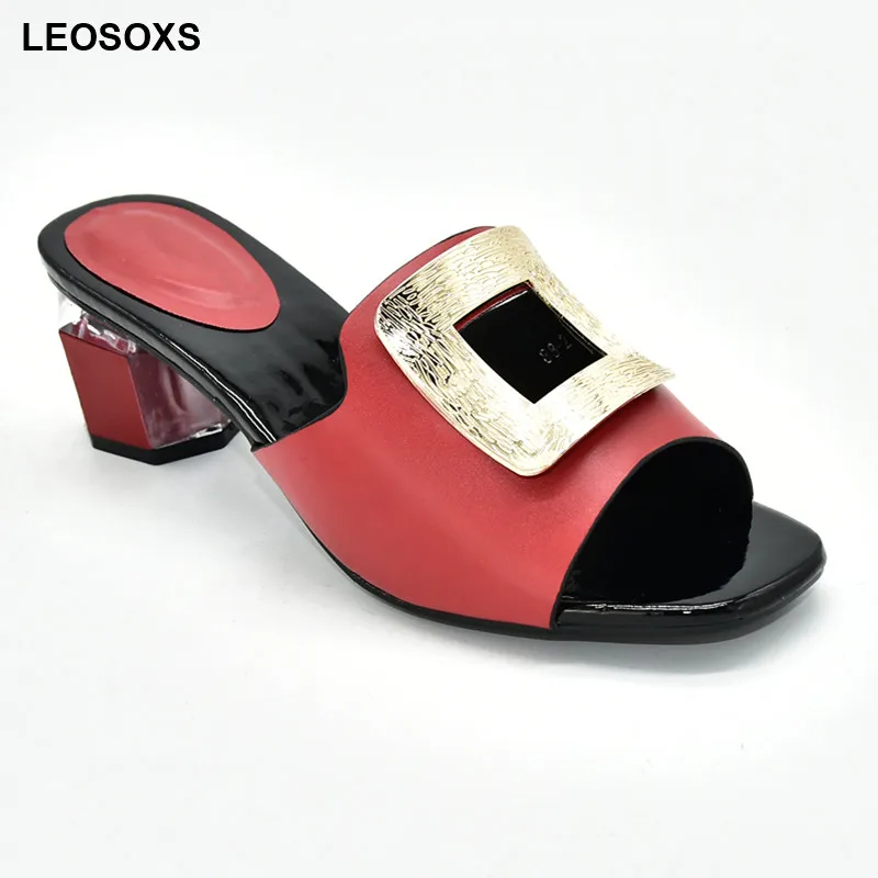 

New Red Color Wedding Shoes for Women Sweet Style for Royal Wedding Party Slingbacks Sandals Women Shoes High Heels Wedding Shoe