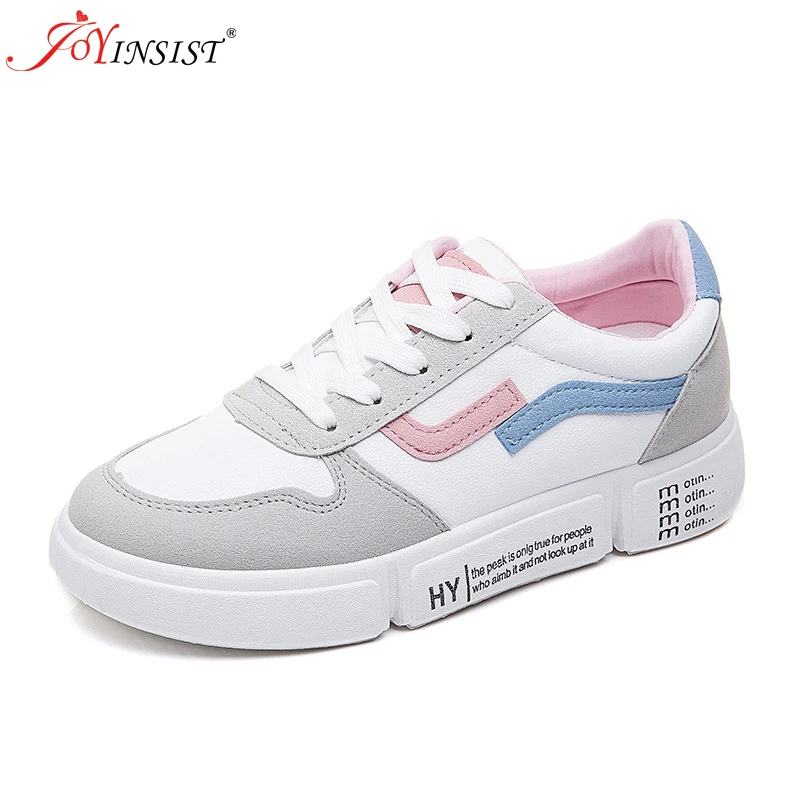 Ms./ г.; Весенняя Повседневная Белая обувь; Студенческая обувь; кроссовки; полуботинки; Корейская обувь - Цвет: Pink