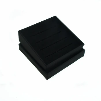 

UJOY 4 PCS Tie Clips Tie Bars Storage Box Paper Made Velvet Inner Large Gift Box CTB210