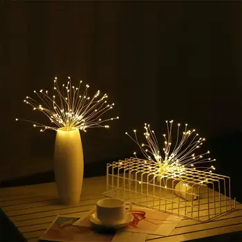 

Dandeliom Lights Fireflame String Light Solar Light Creative Beautiful Multicolor 160LED Warm White/Colorful Landscape Lamp