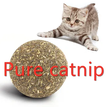 

Explosive 3.2CM Pure Natural Catnip Ball, Safe And Edible Cat Chasing Toy, Emotional Comforting Cat Hair Cleaning Pet Supplies