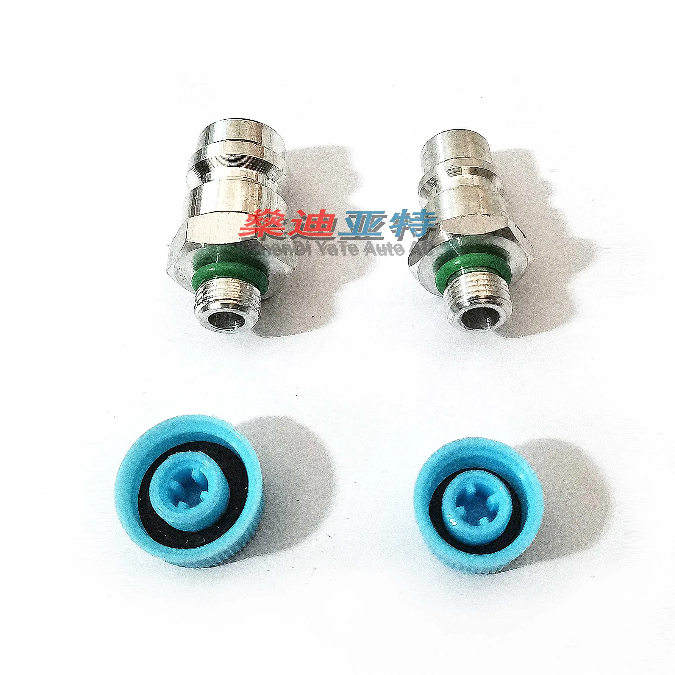 Universal R134a Automotive Air Conditioning Refrigerant Valve Pipe Fluoride Nozzle Valve Core Cover Cap