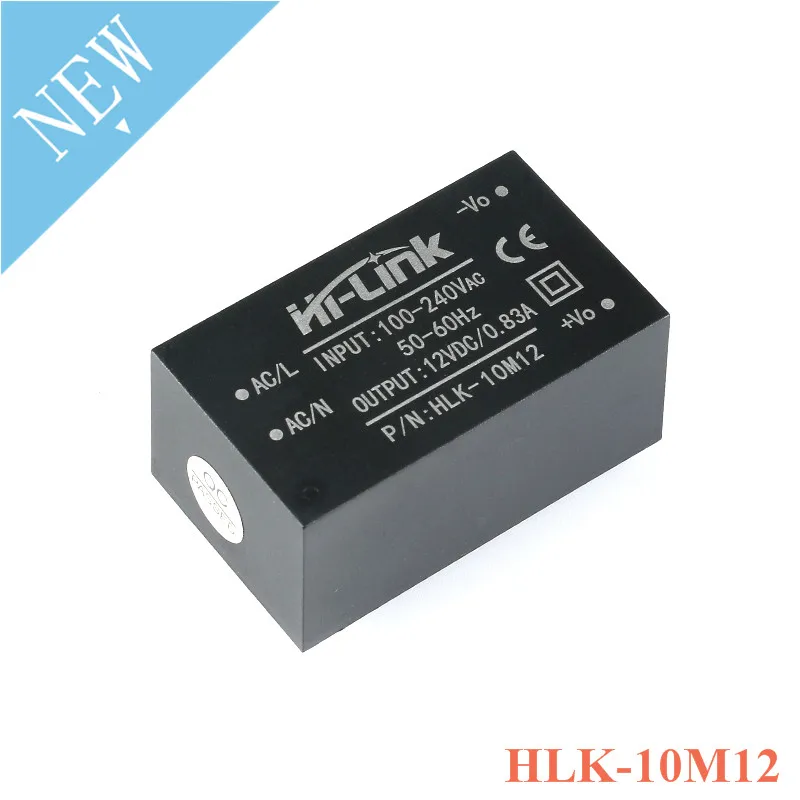 AC DC мини модуль источника питания с изоляцией от 220 В до 5 В/12 HLK 10M05 для модуля
