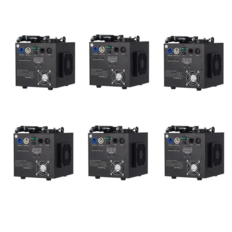 

6PCS spark machine fountain fall sparkular hang on truss cold firework for stage dj wedding party