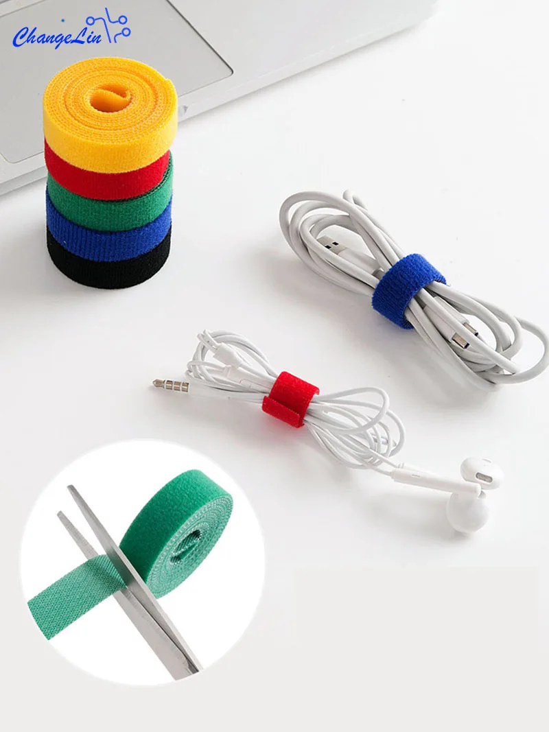 Кабельный органайзер лента комплект USB липучка провода моталки гибкие линии управление хранения держатель для наушники в форме мыши линии передачи данных DIY