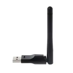 Ralink – Mini adaptateur Wifi USB 5370, antenne 2Dbi LAN, carte réseau 802.11b/n/g, récepteur d'antenne pour ordinateur de bureau et portable 