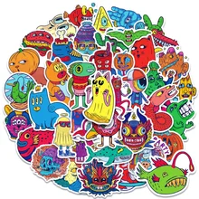 

10/30/50PCS Small Eye Monster Graffiti Sticker Notebook Cartoon Small Animal DIY Creative Stationery Sticker Wholesale