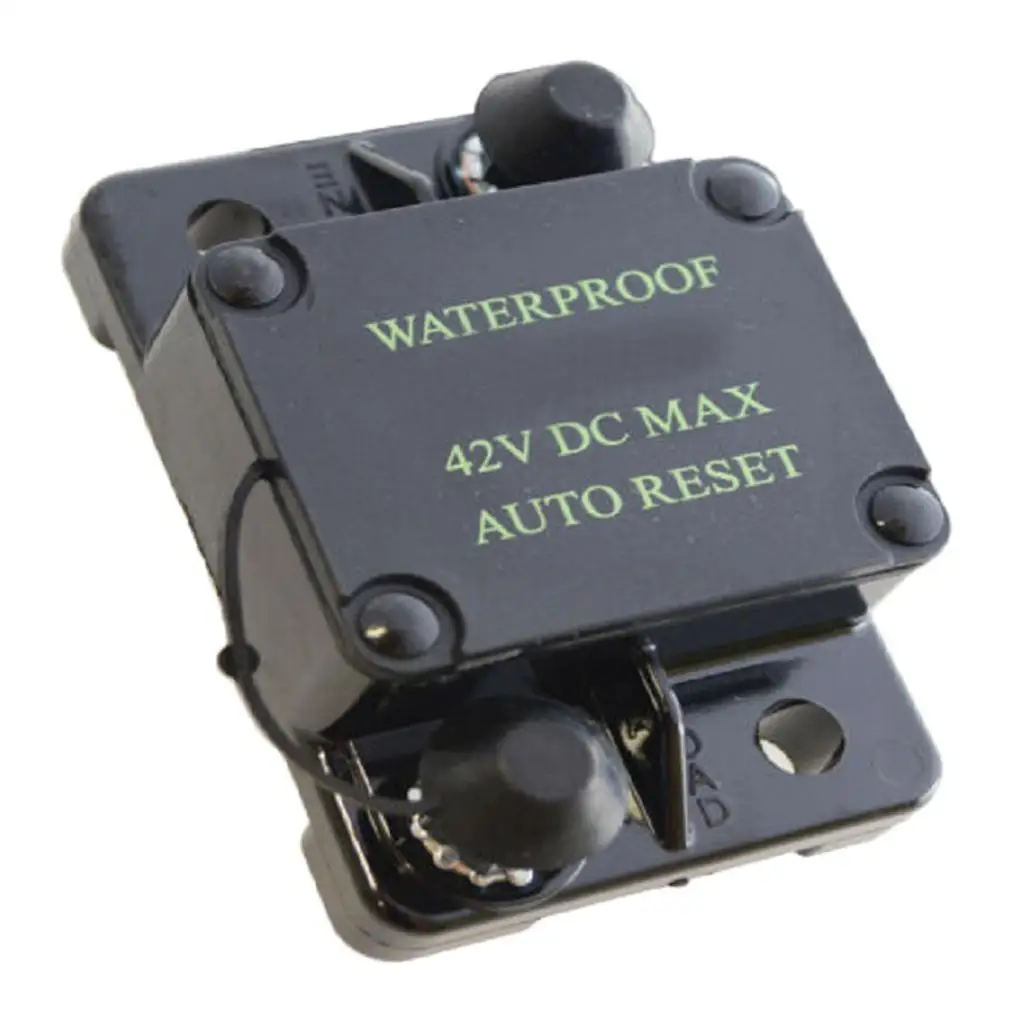 Car Circuit Breaker Protection Waterproof Electric Auto Reset 30A-300A 42V