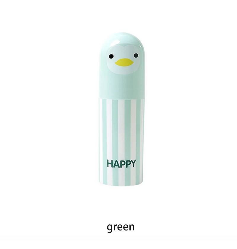 green Storage Organizer Cup Toothbrush Box Suit Double Portable Travel Washing Brushing Cups Sets Dental Cylinder Toothbrush - Цвет: green