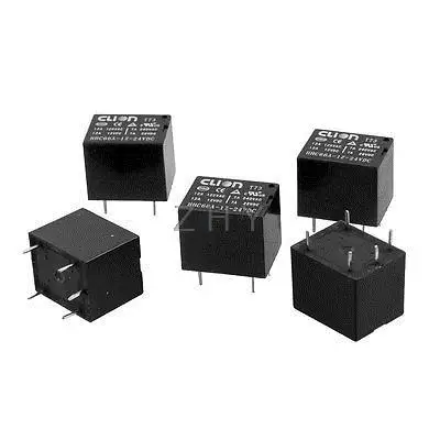 

5 x DC 24V Coil 12A 125 AC/12V DC 5 Pins SPDT PCB Power Relay HHC66A-1Z(T73)