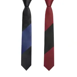 Высокое качество 2019 новые дизайнерские бренды модные деловые повседневные 5 см тонкие галстуки для мужчин галстук синий красный