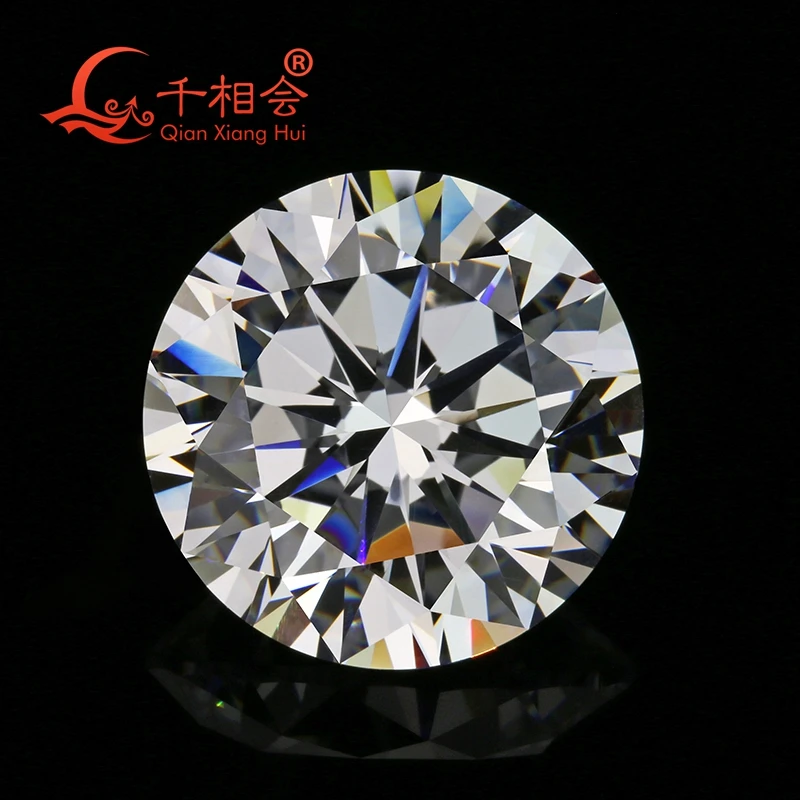 

40mm Round White color Synthetic Cubic Zirconia Loose CZ Stone