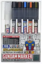 GSI сгеоѕбыл Gundam маркер заливки красочного Pen Set деталь строителей Запчасти gms122