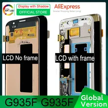 

3A+ SUPER AMOLED 5.5" with Burn Shadow Full LCD for SAMSUNG Galaxy S7 edge G935 G935F Display Touch Screen Digitizer Repair