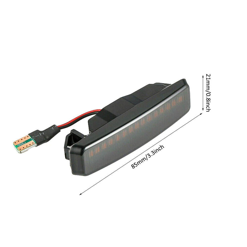 2 шт. автомобильный светильник поворотный боковой Светодиодный Боковой