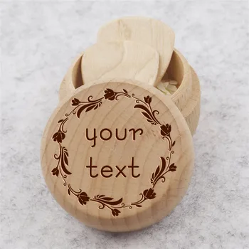 

W0047 1pc customized wood guitar picks round box sets engraved plectrum mediator gift to boyfriend son daughter