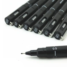 0,05~ 0,8 см ручка для рисования волоконные иглы тонкий лайнер ручка эскиз вывеска ручка для дизайнерского архитектурного художника офиса DP026