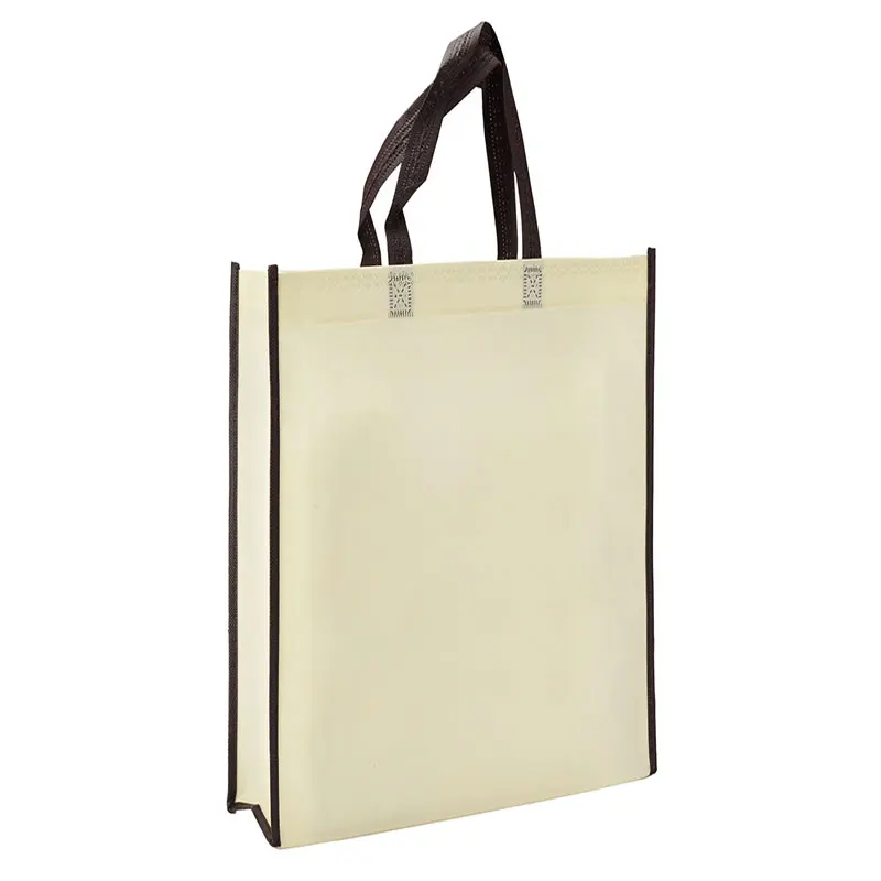 Складная сумка для покупок из нетканого материала, унисекс, многоразовая сумка, белая, бежевая сумка-тоут, модная женская сумка на плечо