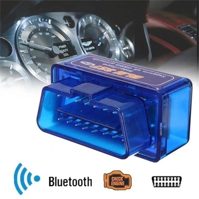 Автомобильный диагностический сканер Мини ELM327 Bluetooth V2.1 OBD2 беспроводной универсальный автоматический сканер OBDII