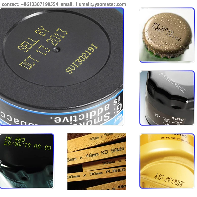 tube printer printing gun QR Bar code number logo expiry date label mask hand je