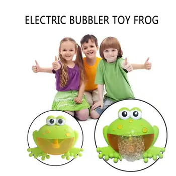 

Frog Crab Bubble Machine Music Bubble Bathing Shower Partner Shake Sound Electric Bubble Machine Toy