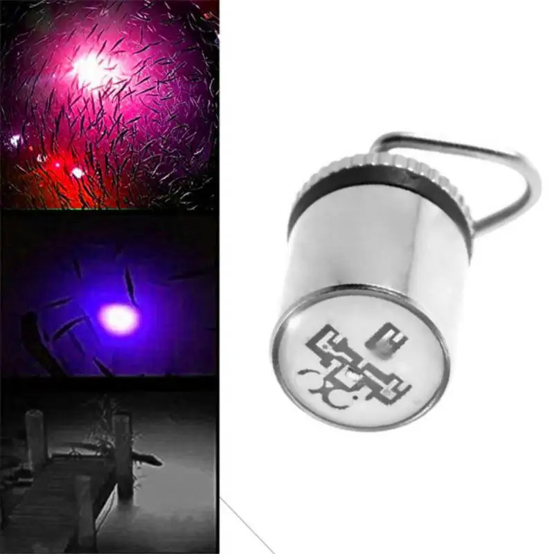 

2 pcs LED Mini Deep Sea Drop Underwater Tackle Fishing Squid Fish Lure Light Flashing Lamp Bait