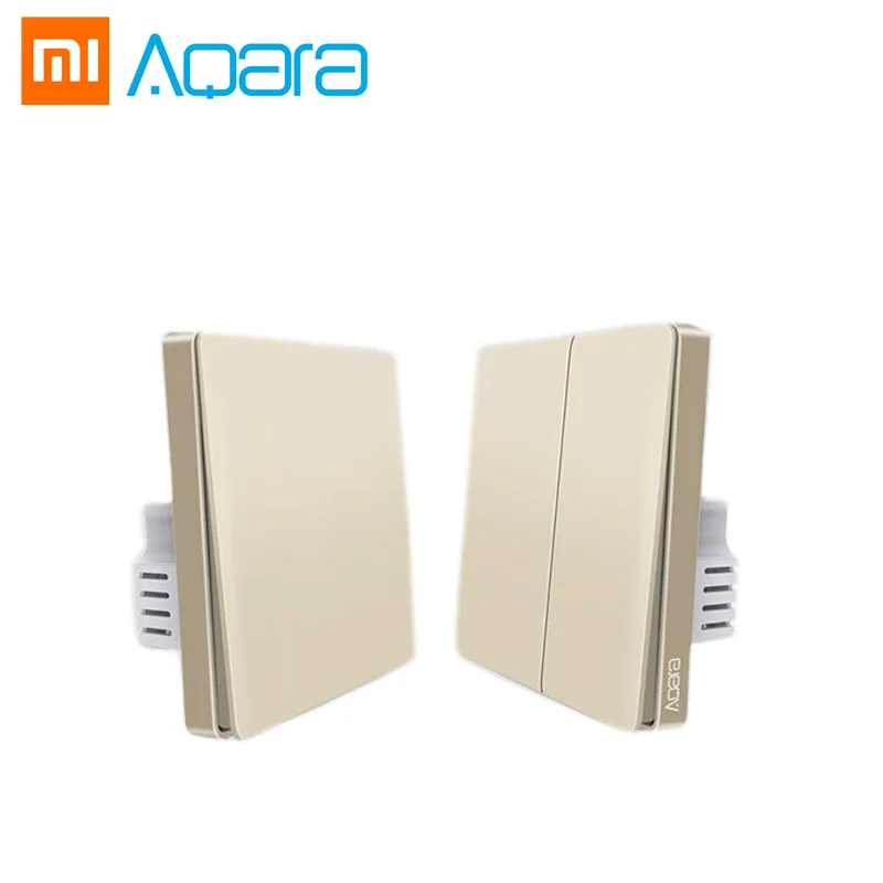 

Mijia Aqara Wall Switch Zigbee Wireless Switch Key Smart Light Controller With Zero Line Version For MiHome APP Remote Control
