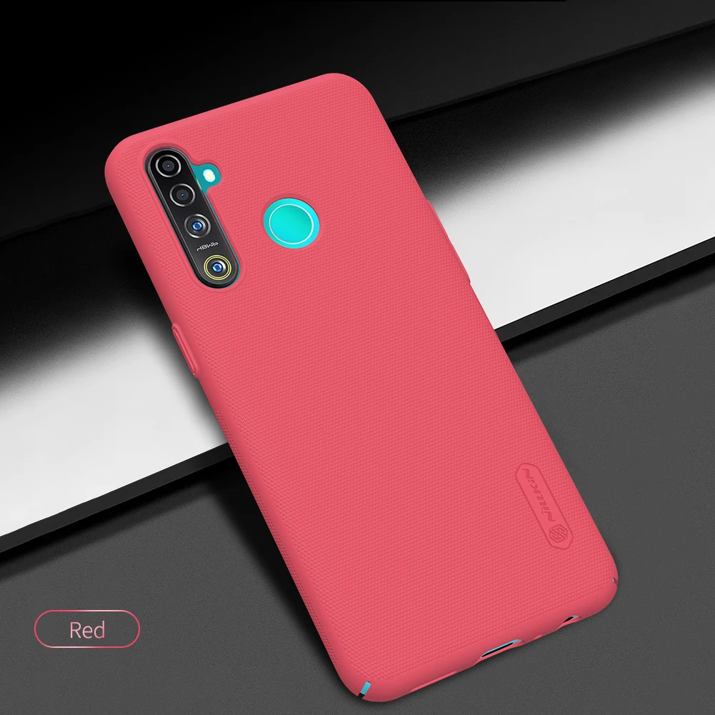 Для OPPO Realme 5 Pro чехол Nillkin матовый щит жесткая задняя крышка из ПК матовый чехол для Realme 5 Pro Чехол Подарочный держатель