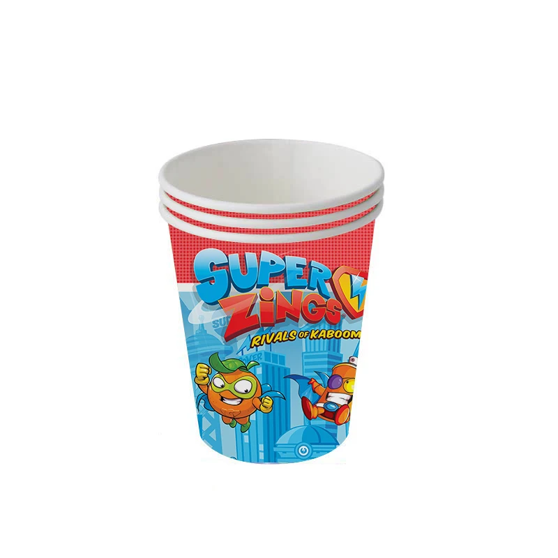 Супер Zings украшения для дня рождения тематические сувениры в виде игры Superzings